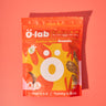 Granola Golden Spice Ö-lab company en bowl con frutas frescas